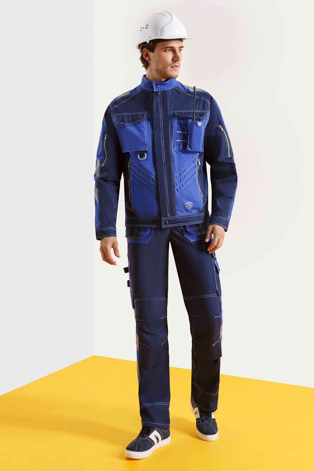 68808 Костюм "Прогресс" темно-синий с васильком  Летняя спецодежда  размер 52-54/170-176  - Вид №7