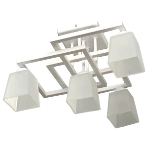 Люстра потолочная Орфей 441 4 лампы 15 м² цвет белый