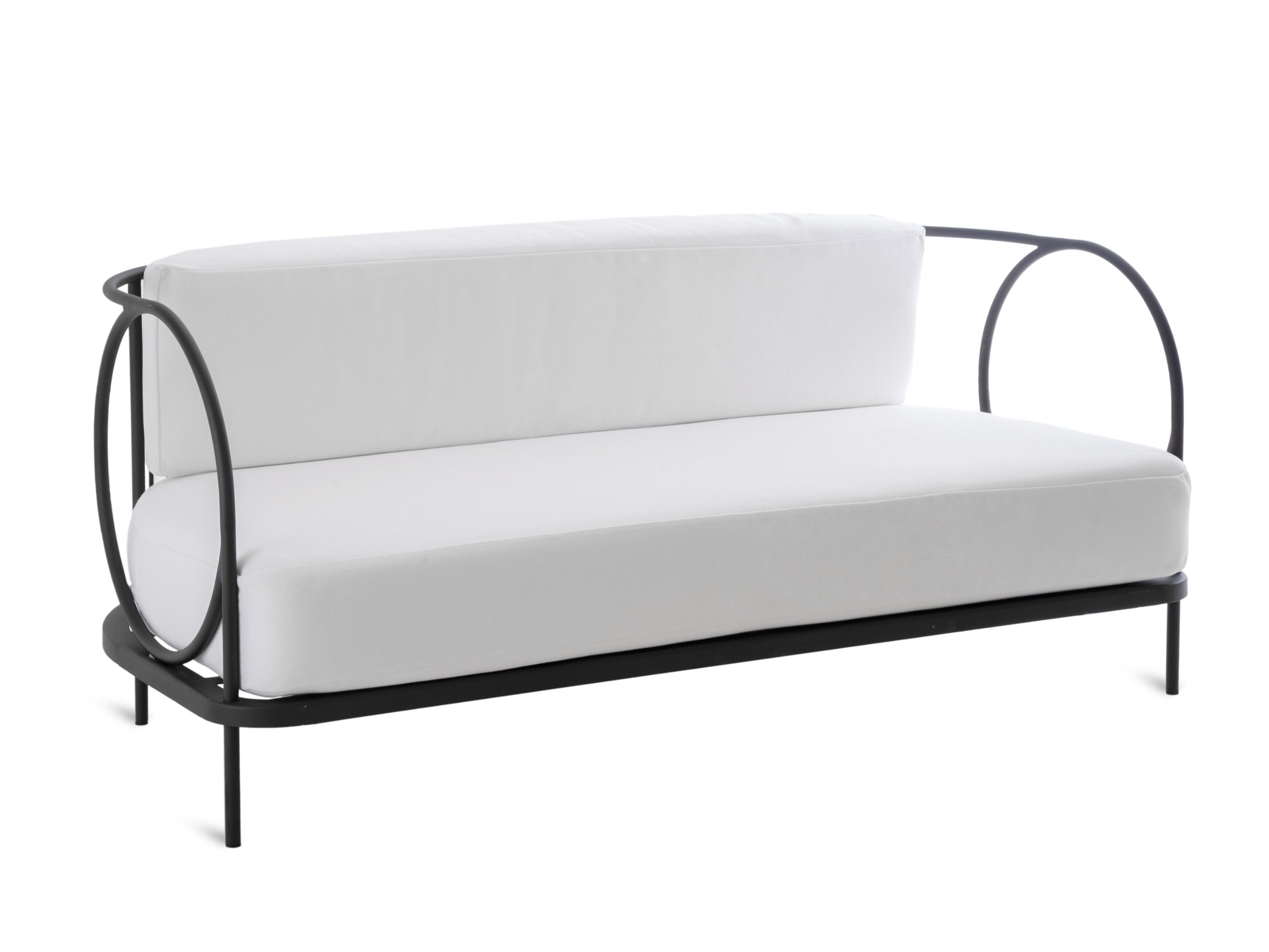 Оцинкованный железный диван и акриловые тканевые подушки Unopiù Овен ARCH-00127147