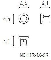 Cosmic Крючок для полотенца Geyser sun-id-1443479 - Вид №1