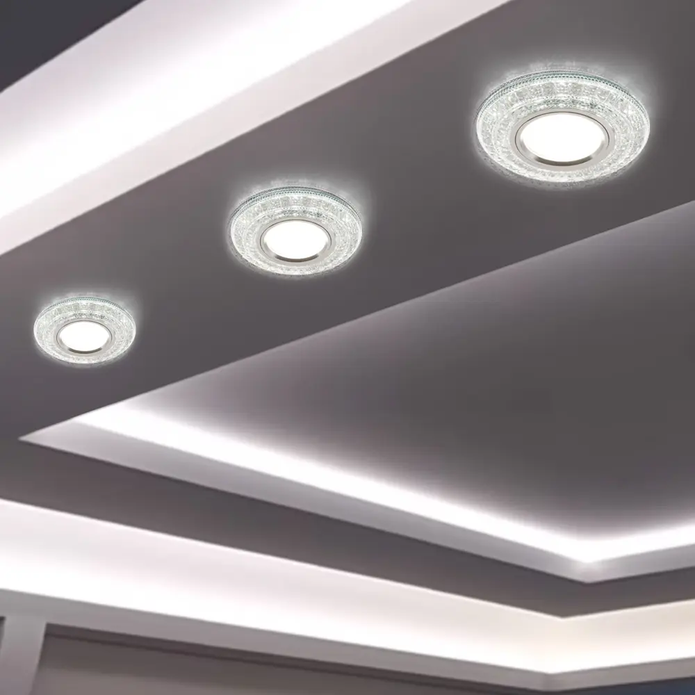 Спот точечный встраиваемый Teramo с LED-подсветкой под отверстие 60 мм, 1 м², цвет прозрачный 17835776 STLM-2038922 Elektrostandard  - Вид №10