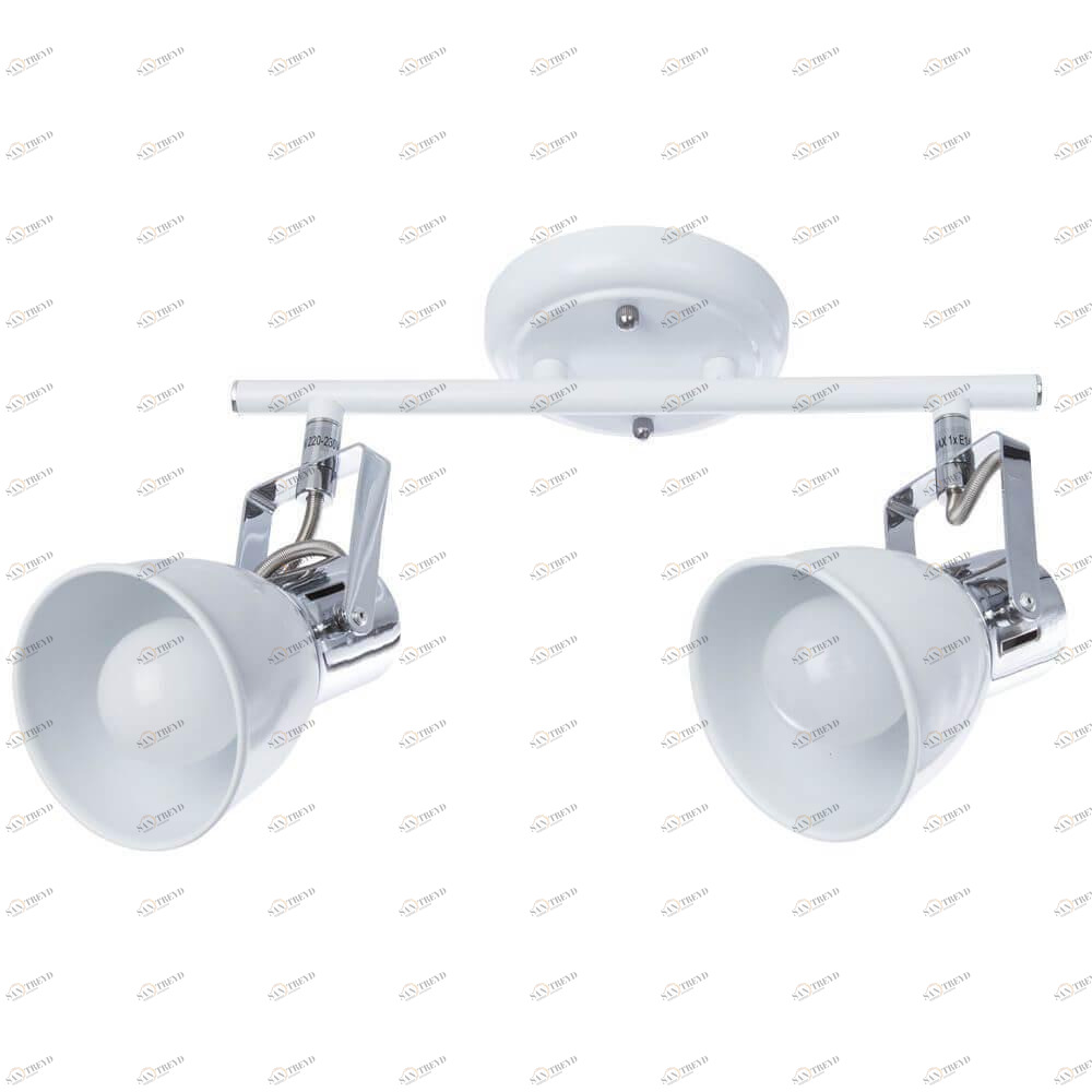 Спот потолочный белый с 2 плафонами Arte Lamp A1677PL ARTE LAMP 1677 00-3926545 Белый 
