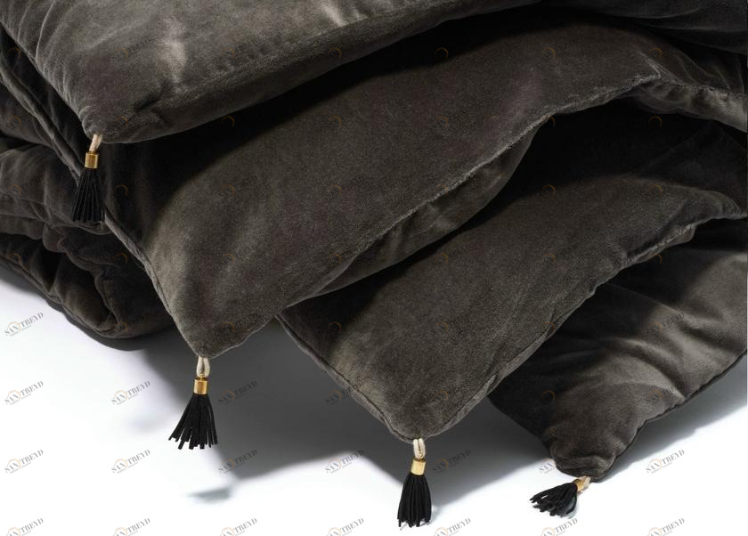 Élitis Бархатное одеяло с ручной вышивкой sun-id-1391484