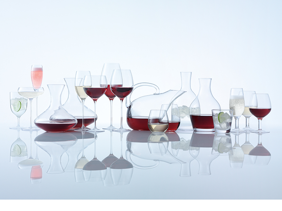 Набор из 4 бокалов для красного вина с подставками Wine 750 мл LSA International G137600301 - Вид №11