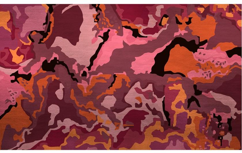 Un Tapis à Paris Прямоугольный шерстяной коврик с рисунком sun-id-1420044 - Вид №1