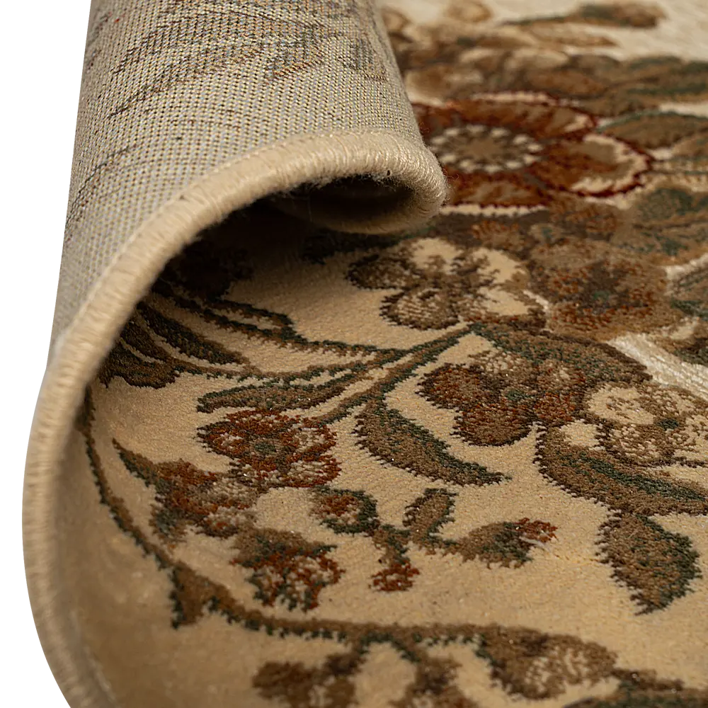 Ковер Genova круг ø160 см вискоза 027/636260 цвет бежевый RAGOLLE STLM-2100957 - Вид №3