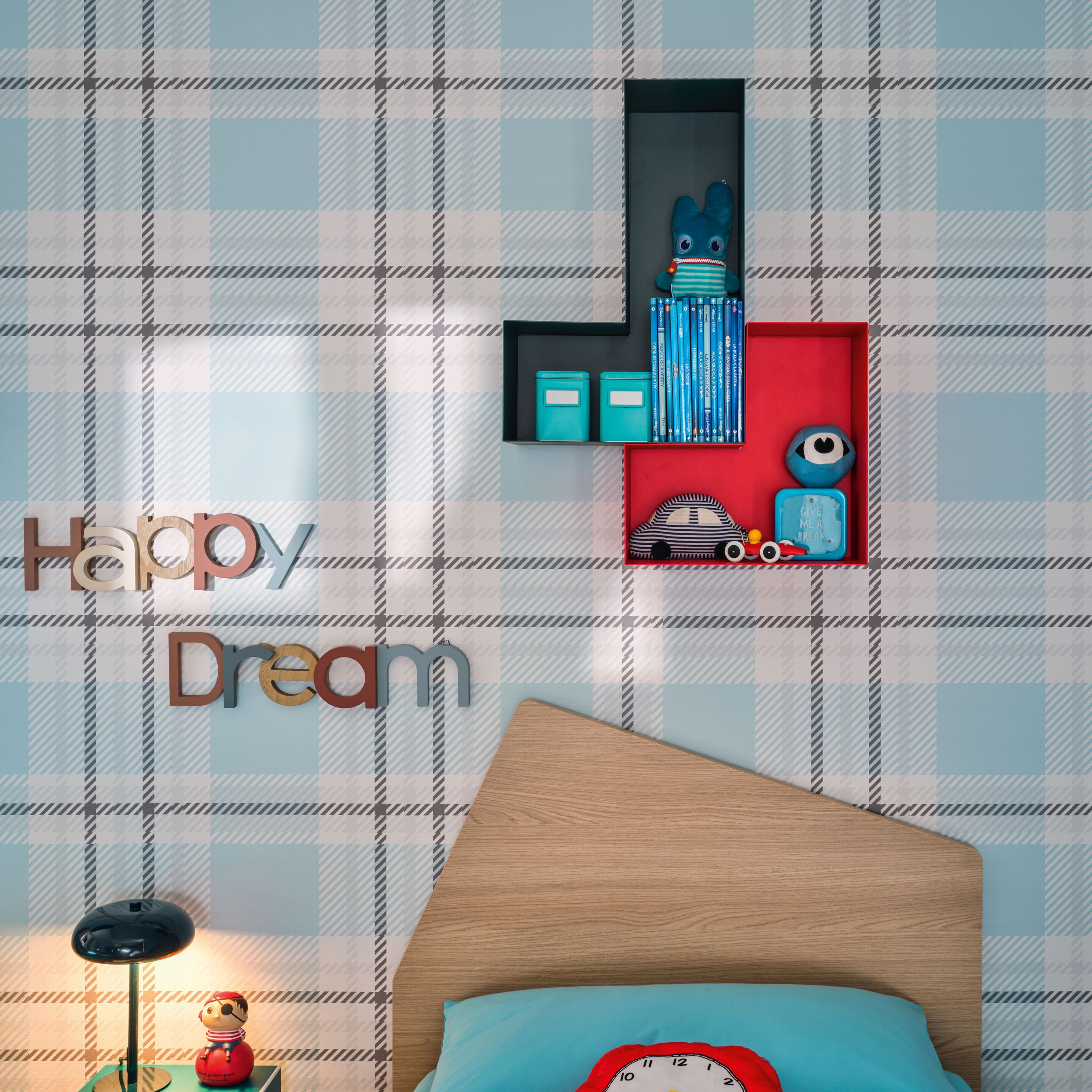 Спальня с двумя кроватями и распашным шкафом Moretti Compact KC324 ARCH-00010375 - Вид №2