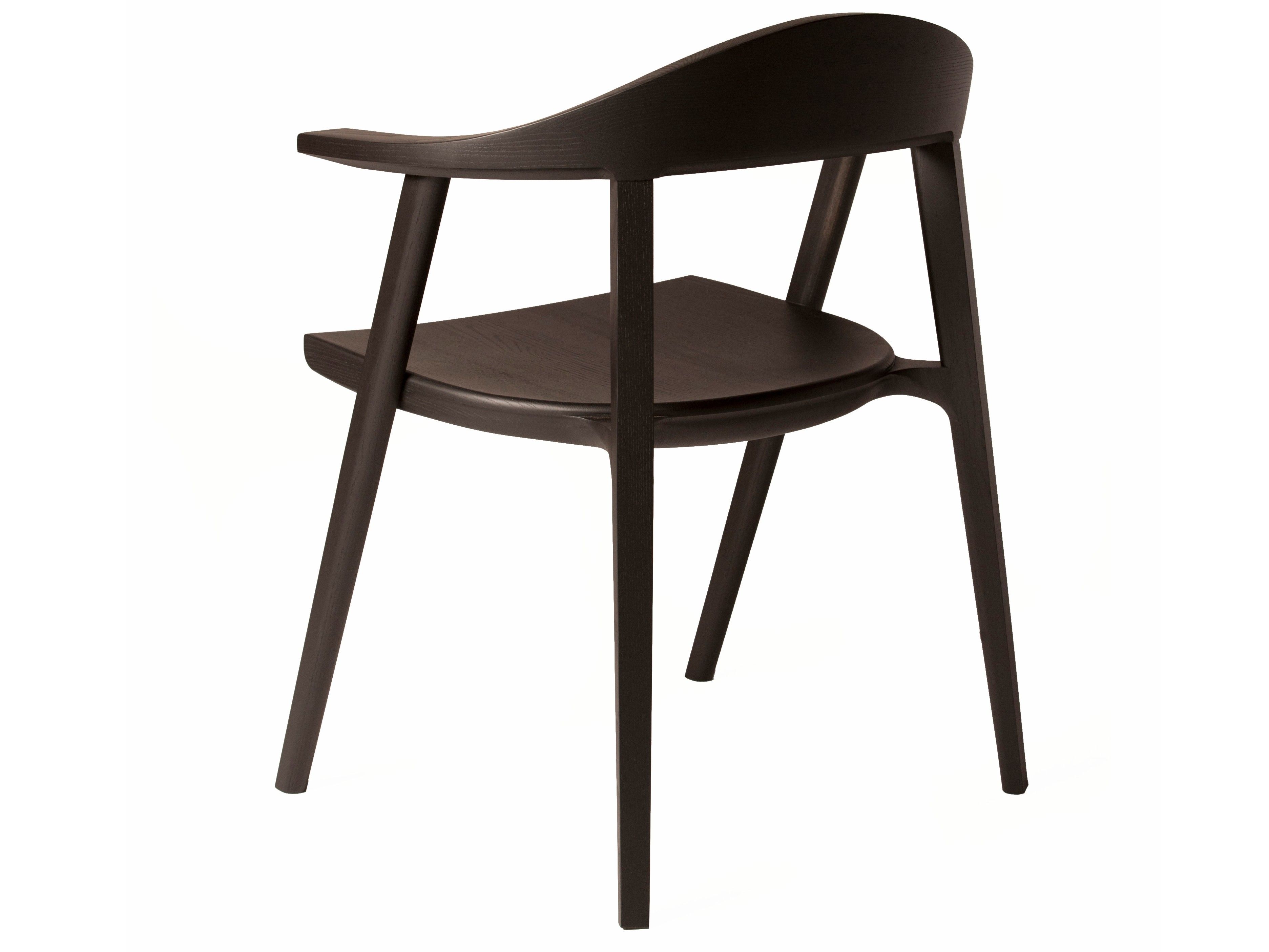 Стул из массива дерева с подлокотниками BassamFellows ARCH-00143399 - Вид №5