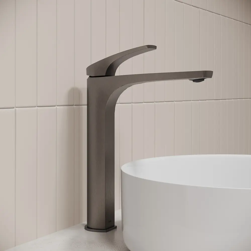 89392201 Смеситель для раковины Iddis Lahta LAHGM01i01 однорычажный на столешницу цвет графит матовый STLM-1569428 - Вид №3