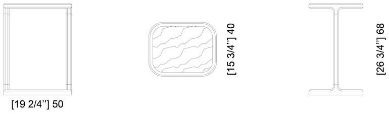 Morelato Прямоугольный журнальный столик со столешницей из ясеня и мрамора Bellagio sun-id-1440199 - Вид №8