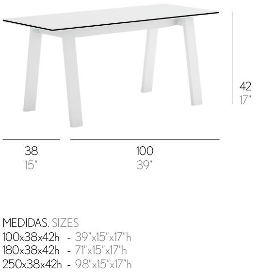 GANDIABLASCO Скамья из стали с порошковым покрытием Timeless sun-id-1476120 - Вид №4