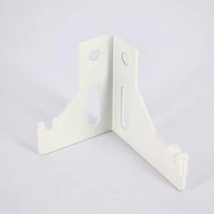 Настенный кронштейн BUDERUS К9.2 с пластиковой вставкой правый белый для радиаторов 10/11 типа