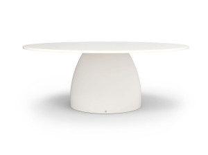 Круглый стол из стекловолокна