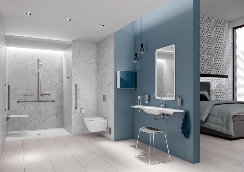 950.11.221S Умывальник различной длины HEWI Waschtische  - Вид №3