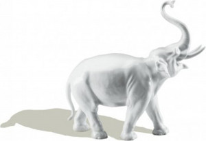 78229 Meissen Фигурка 15,5см "Слон" (Эрих Ойме, 1940г.) Фарфор, Керамика