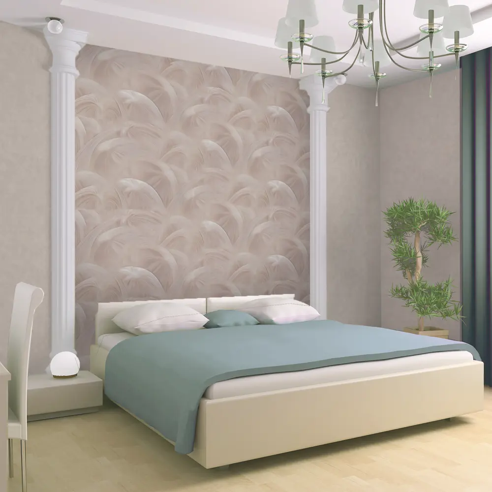 Обои флизелиновые Malex Design «Комета 2» бежевые 1.06 м 4121-2 МОСКОВСКАЯ ОБОЙНАЯ ФАБРИКА КосмоКомета STLM-2111744 - Вид №3