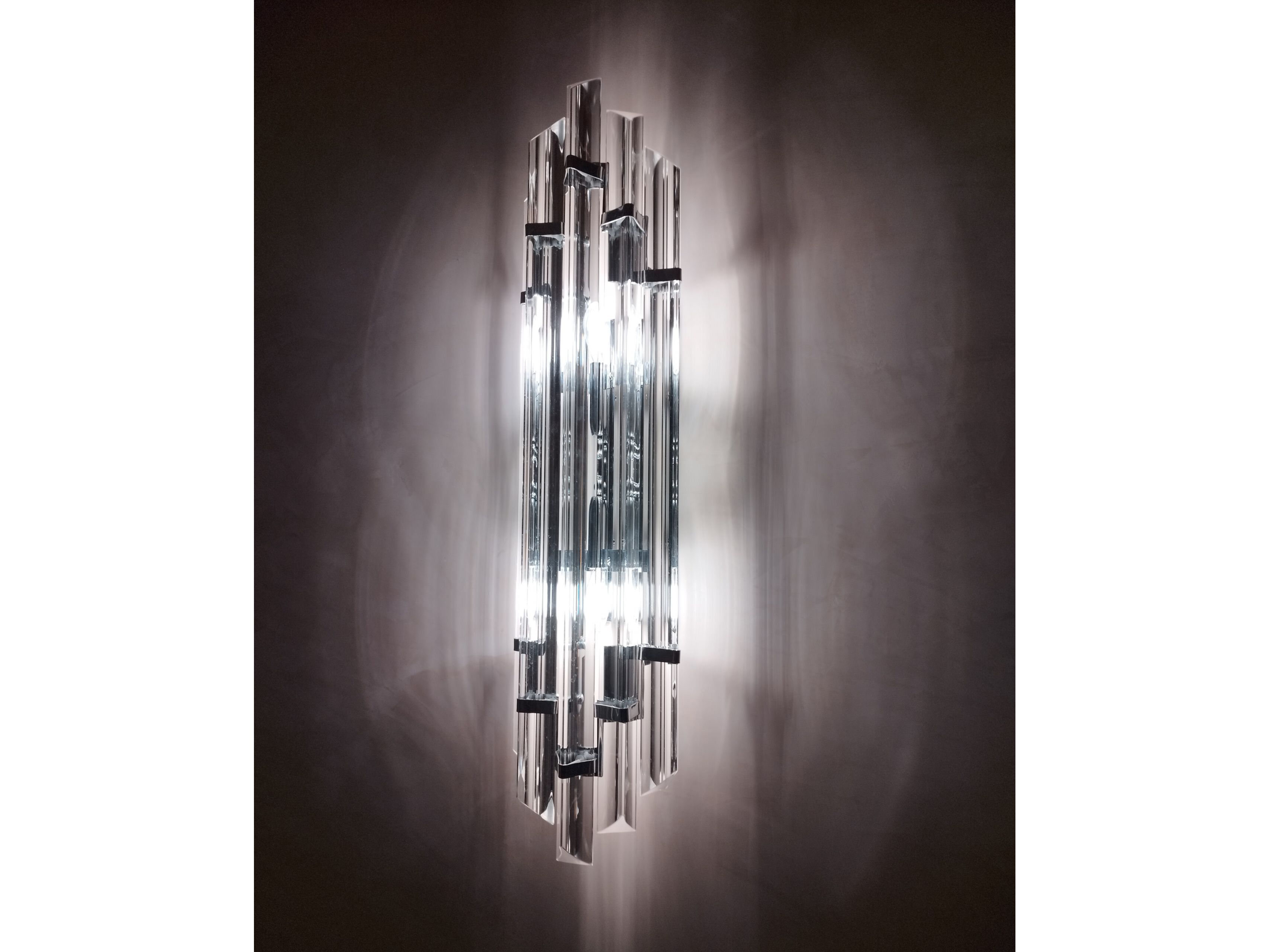 Светодиодный настенный светильник из латуни и стекла Lampex Italiana DIAMANTE ARCH-00026122 - Вид №1