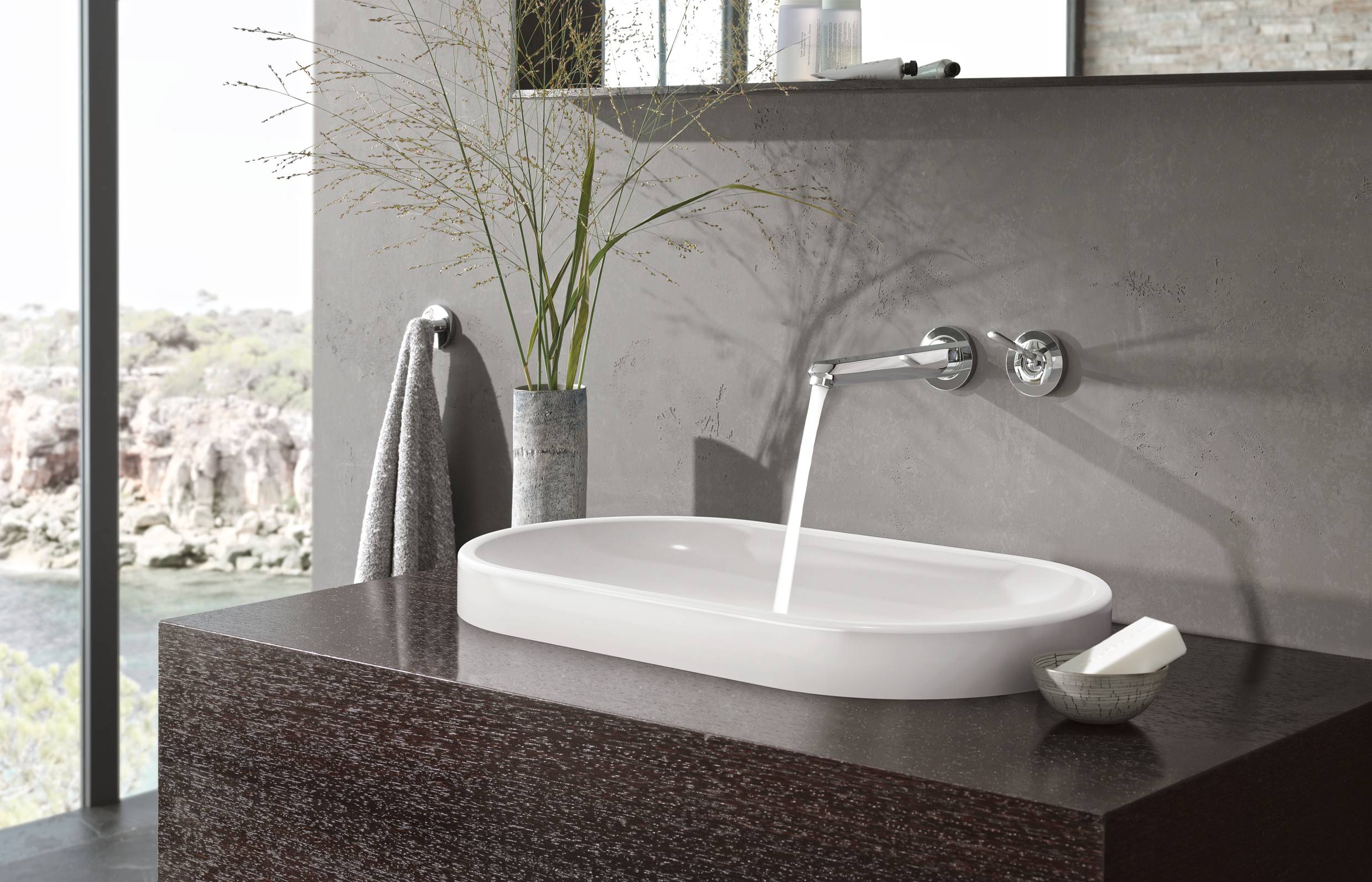 Смеситель для раковины GROHE Eurodisc Joy (излив 230 мм), внешняя часть, хром (19969000) - Вид №2