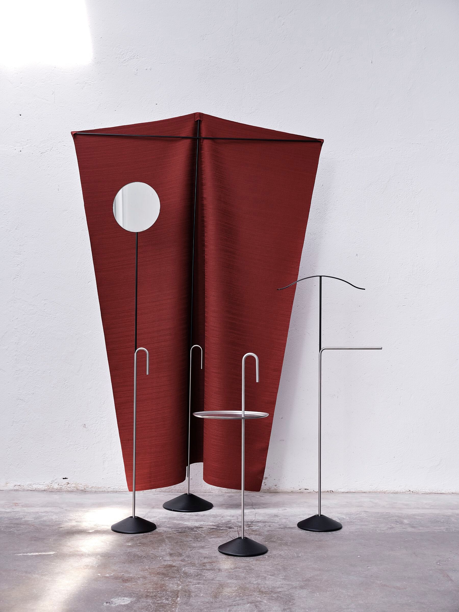 Напольное зеркало из стали с порошковым покрытием BD Barcelona батон ARCH-00151681 - Вид №13