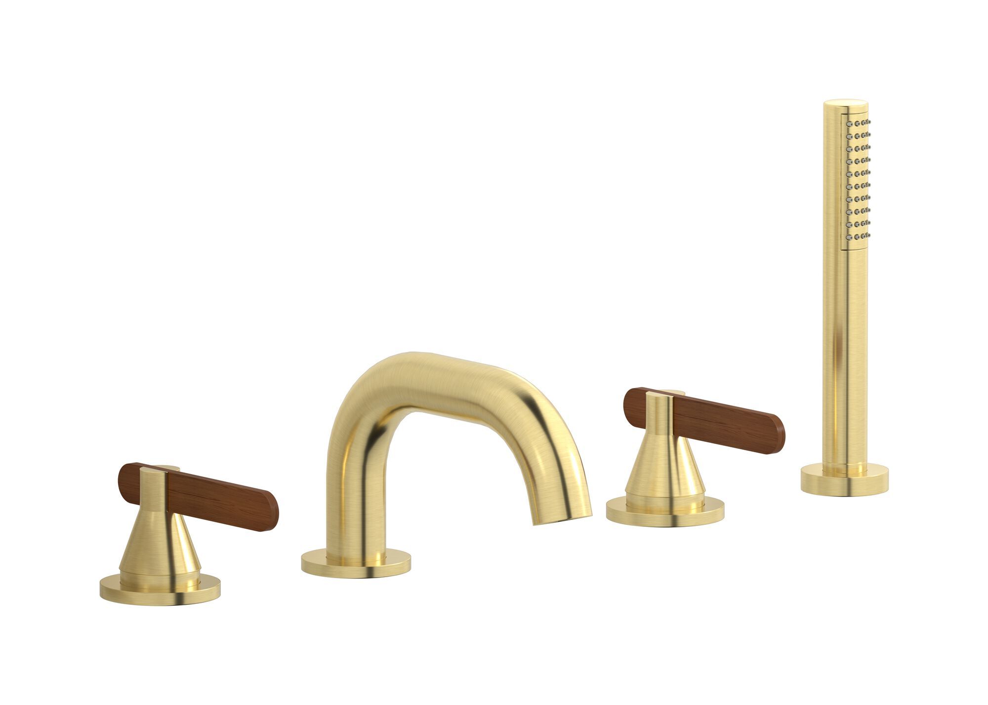 Смеситель для ванны с 4 отверстиями и ручным душем IB Soho ARCH-00108183 - Вид №2