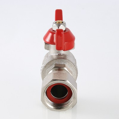 VT.266.N.0404 Кран шаровой угловой с накидной гайкой и внутренней резьбой Valtec 1/2" х 1/2"  - Вид №2