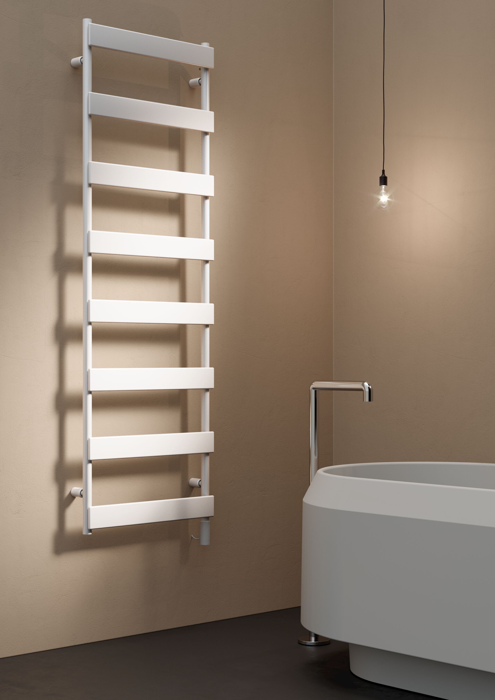 Настенный полотенцесушитель из углеродистой стали Tubes основы ARCH-00147307 - Вид №2