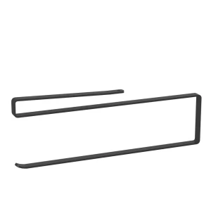 Держатель для кухонных бумажных полотенец KONSENSA 9.8 см сталь цвет черный