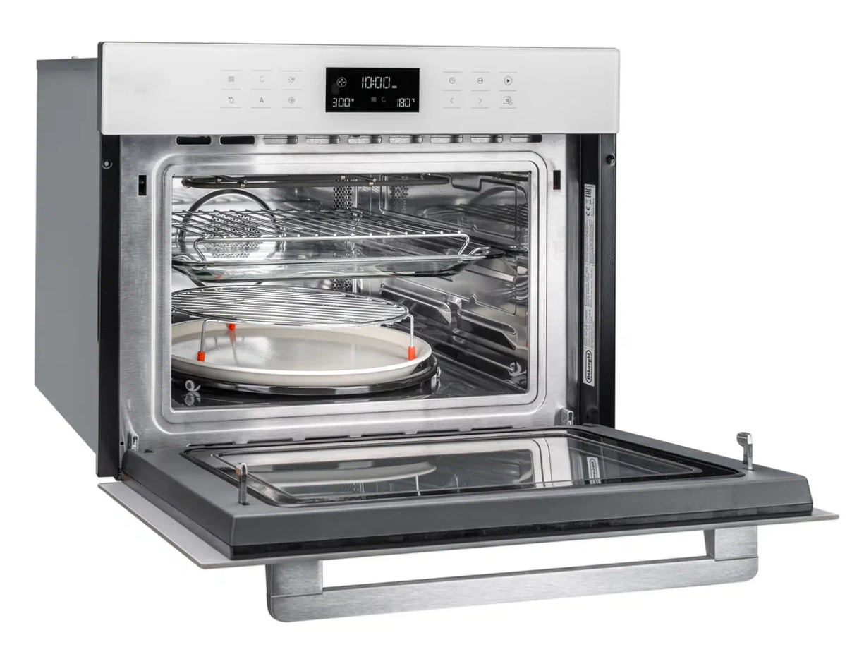 9156207 Встраиваемая микроволновая печь DeLonghi DMO 44BB FLORENZIA белый STDN-0090315 - Вид №2