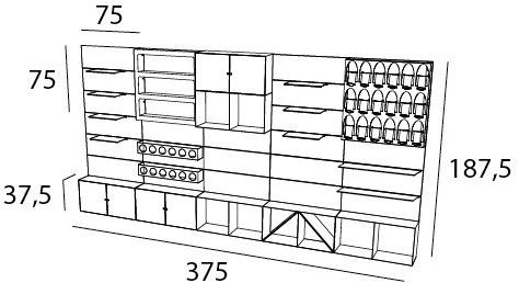 ELITE TO BE Модульная модульная стеновая система sun-id-1455666 - Вид №5