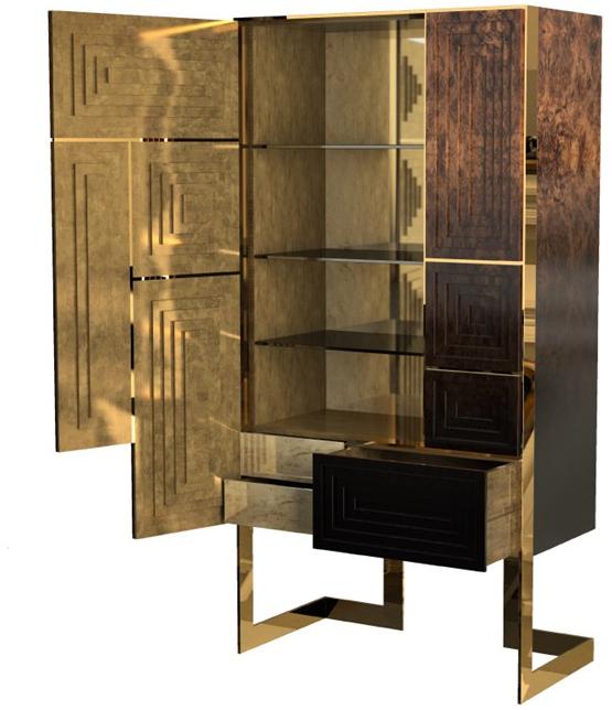 Malabar Комод из фанерованной древесины с распашными дверцами Venezia sun-id-1497677 - Вид №4