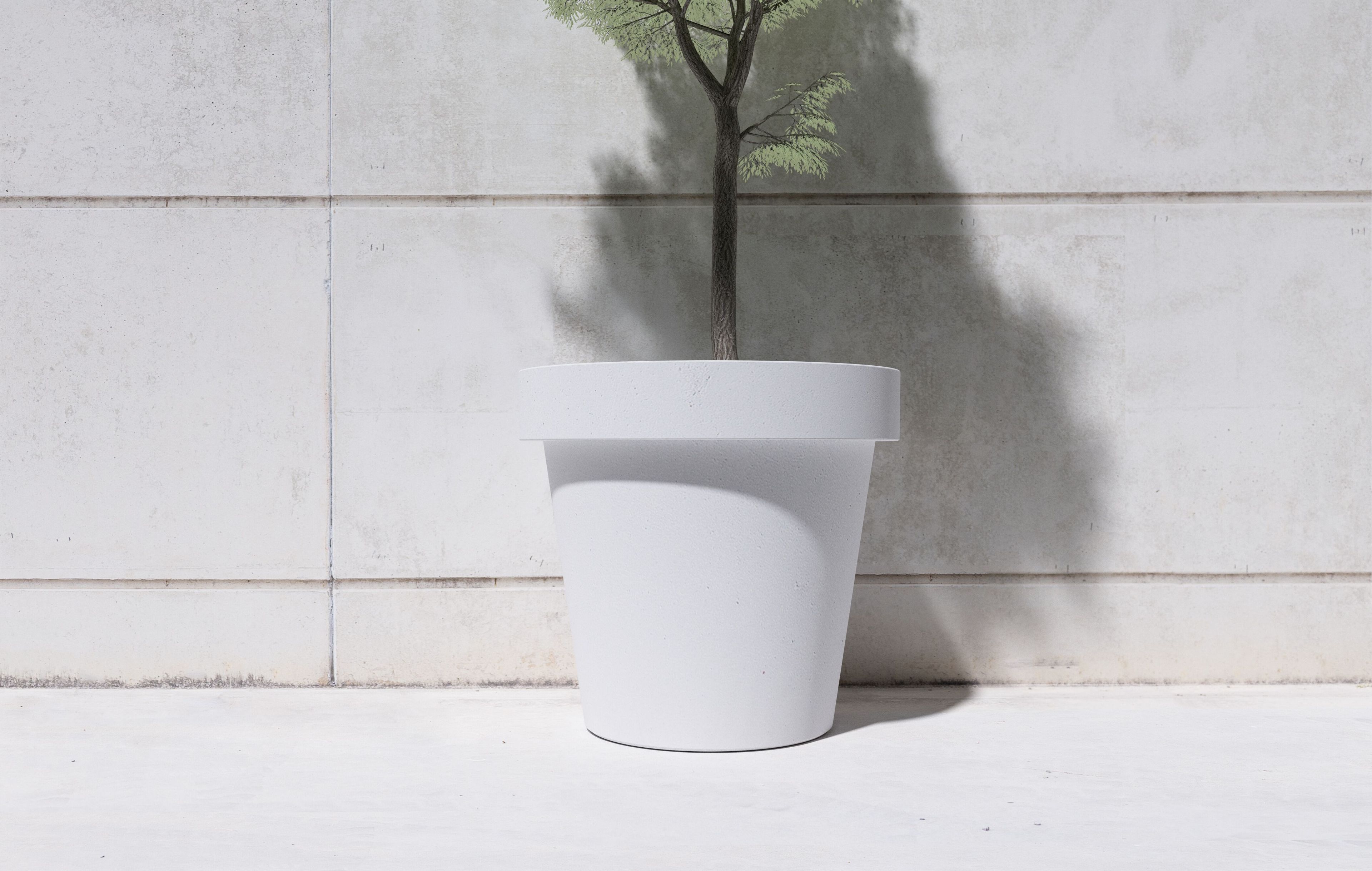 Круглый бетонный плантатор SIT BASIC ARCH-00146826 - Вид №5