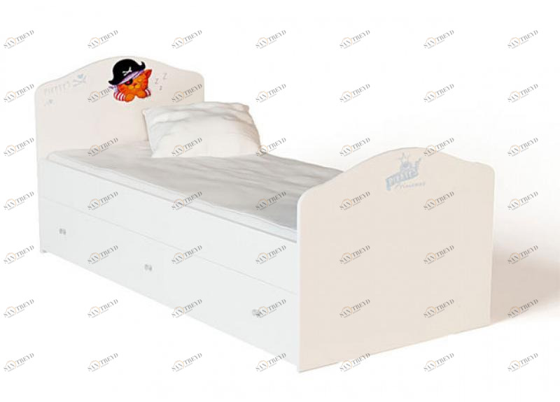 Кровать классика ABC-KING Pirates (190*90) без ящика 4631147958228