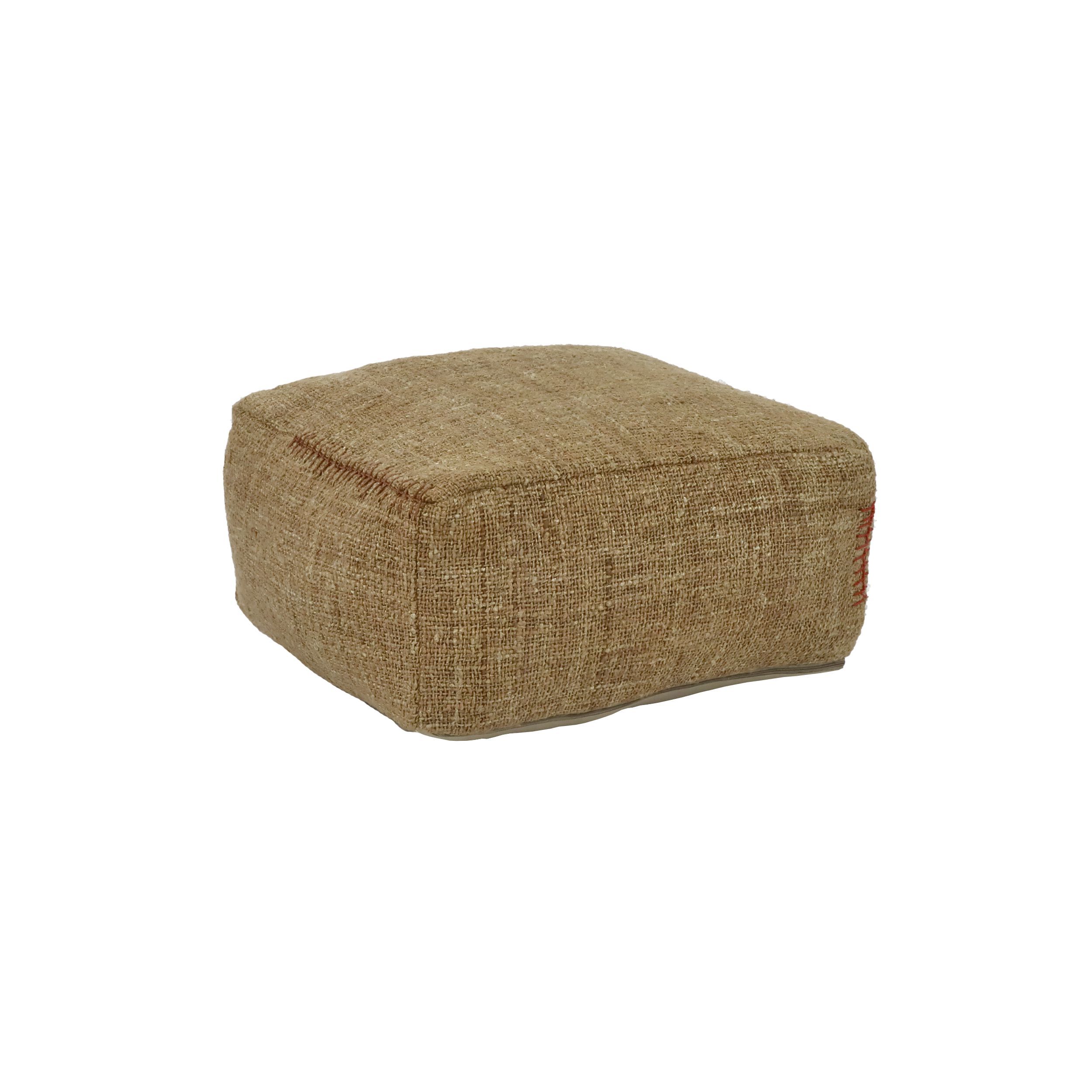 Квадратный пуфик из вискозы POMAX Ayala ARCH-00017625 - Вид №1