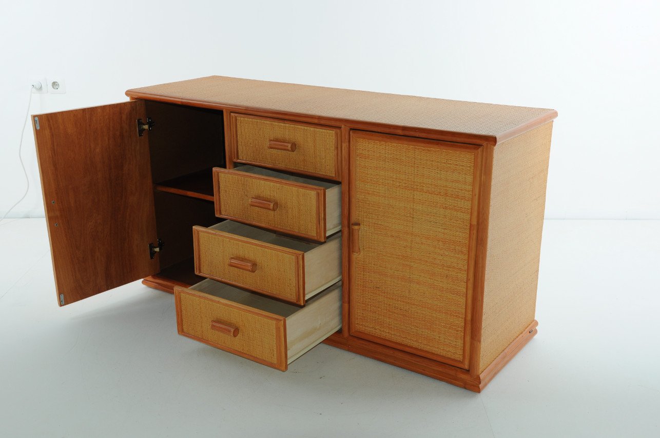 Комод из ротанга коричневый "Коньяк" 08/32 VINOTTI  00-3885292 Коричневый  - Вид №2