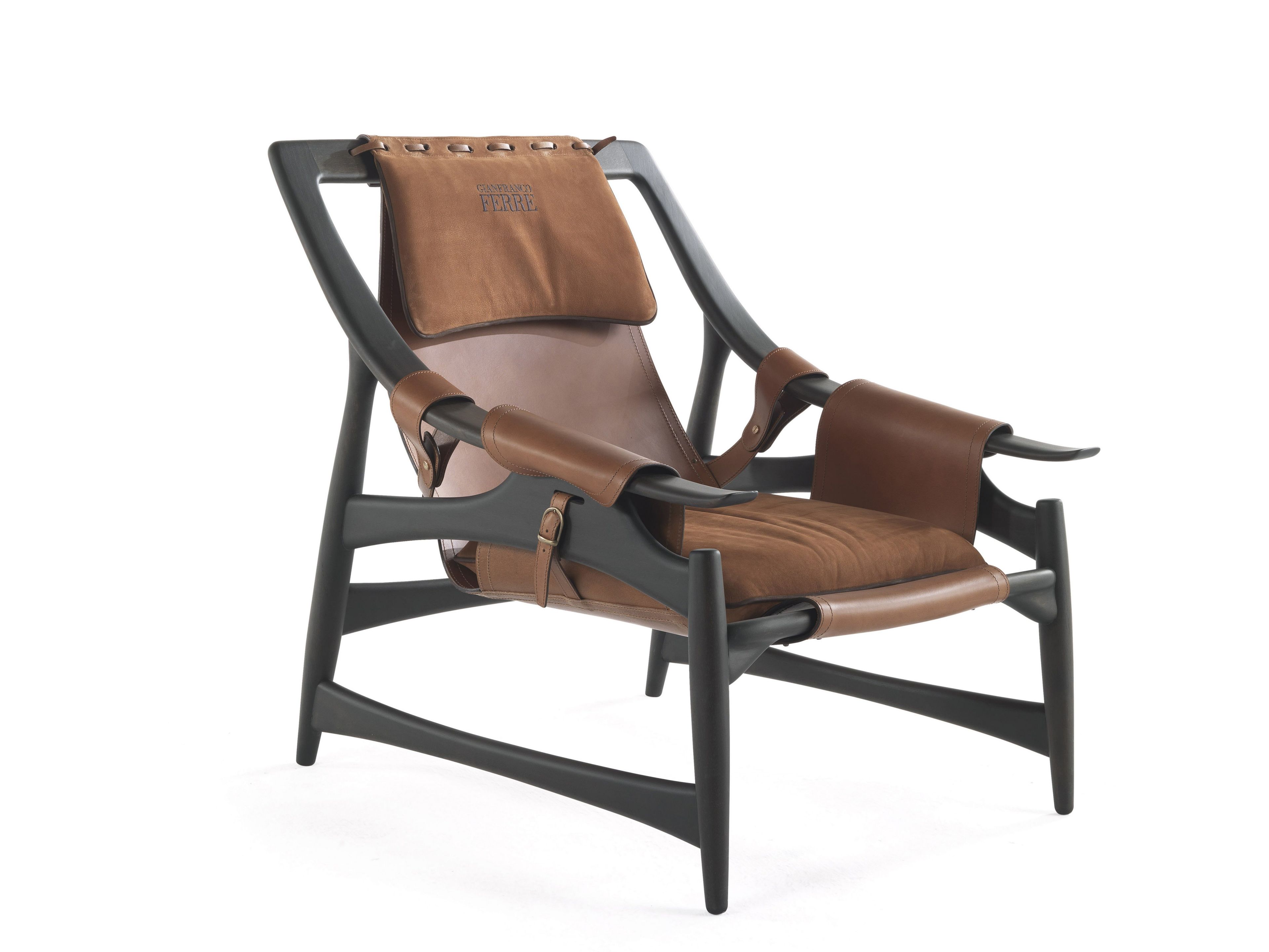 Кожаное кресло с подлокотниками Gianfranco Ferré Home Kalamaja ARCH-00093275 - Вид №1