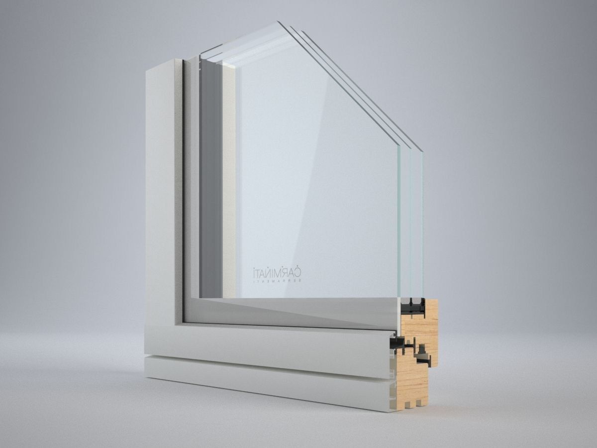 Раздвижные деревянные и стеклянные двери-окна с тройным остеклением Carminati Vitrum System ARCH-00099188 - Вид №8