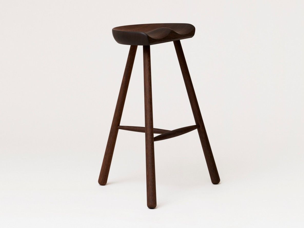 Высокий дубовый стул с подставкой для ног Form & Refine Shoemaker Chair™ ARCH-00129400 - Вид №10