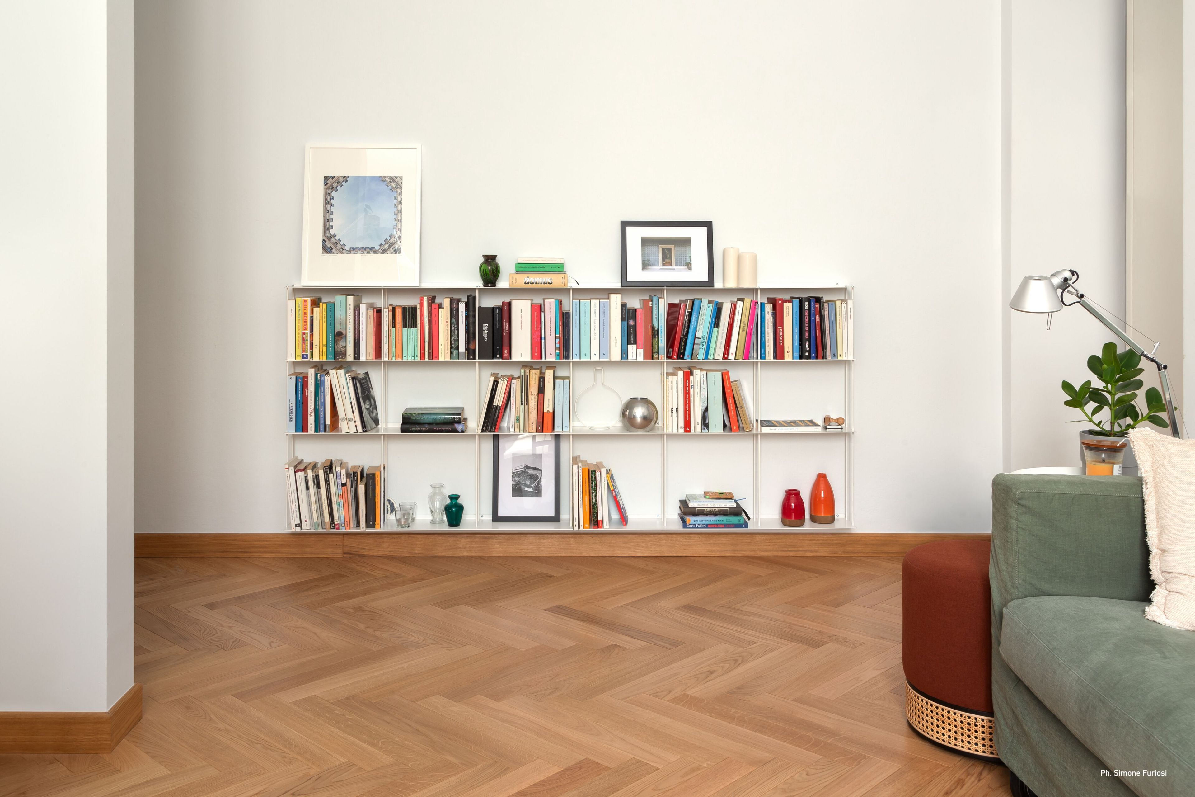 Алюминиевый секционный настенный книжный шкаф KRIPTONITE Krossing ARCH-00131150 - Вид №17