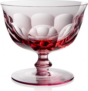 10592534 Moser Набор из 2 креманок 380мл "Леди Гамильтон" (2цв) п/к Хрусталь бессвинцовый