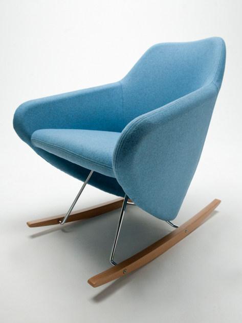 Segis Кресло-качалка из ткани с подлокотниками  I142  - Вид №2