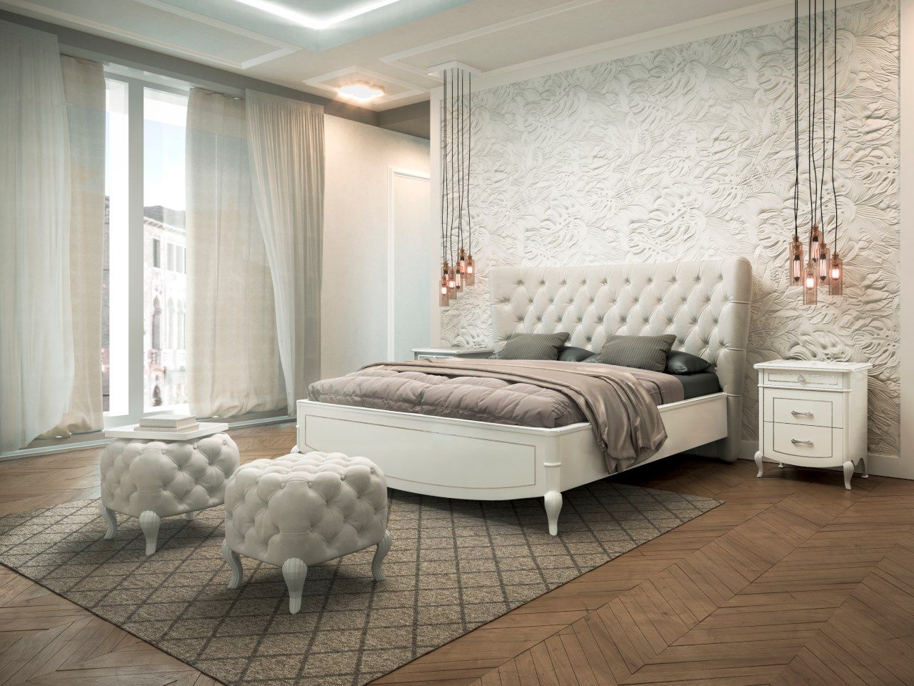 Прямоугольная ткань capitonné пуф CASA +39 Prestige 2 ARCH-00083717 - Вид №2