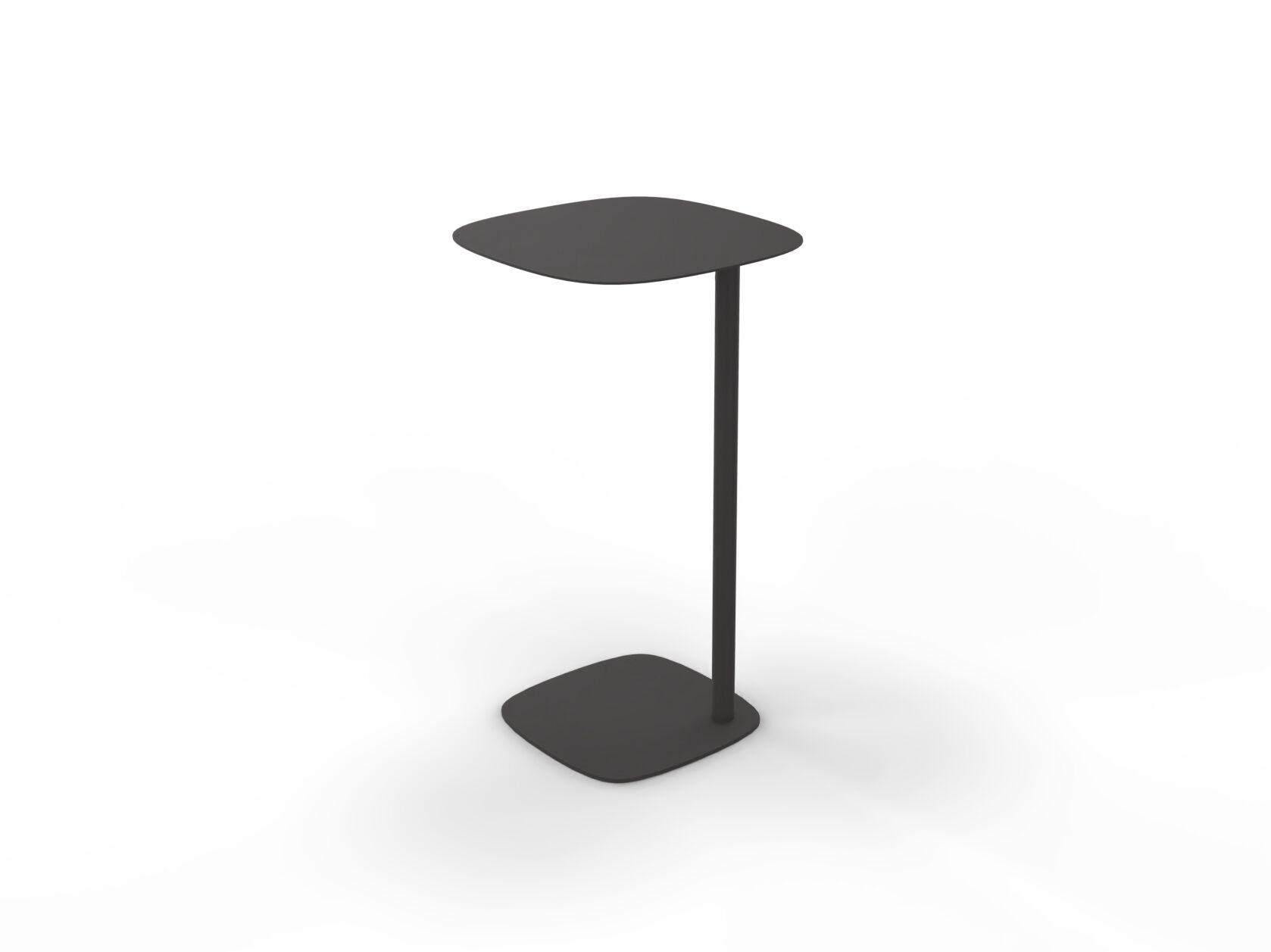 Высокий стальной журнальный столик с порошковым покрытием Cascando Pully ARCH-00102063