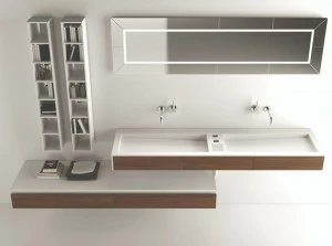 MOMA Design Умывальник настенный прямоугольный с твердой поверхностью  Xssdk