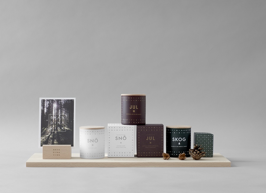 SK1325 Свеча ароматическая trae с крышкой, 60 г S K A N D I N A V I S K  - Вид №1