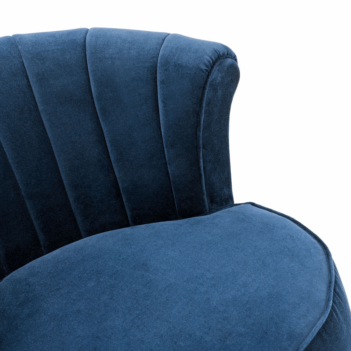 700397-90 ABHIKA КРЕСЛО FANIT VELVET BLACK  - Вид №5