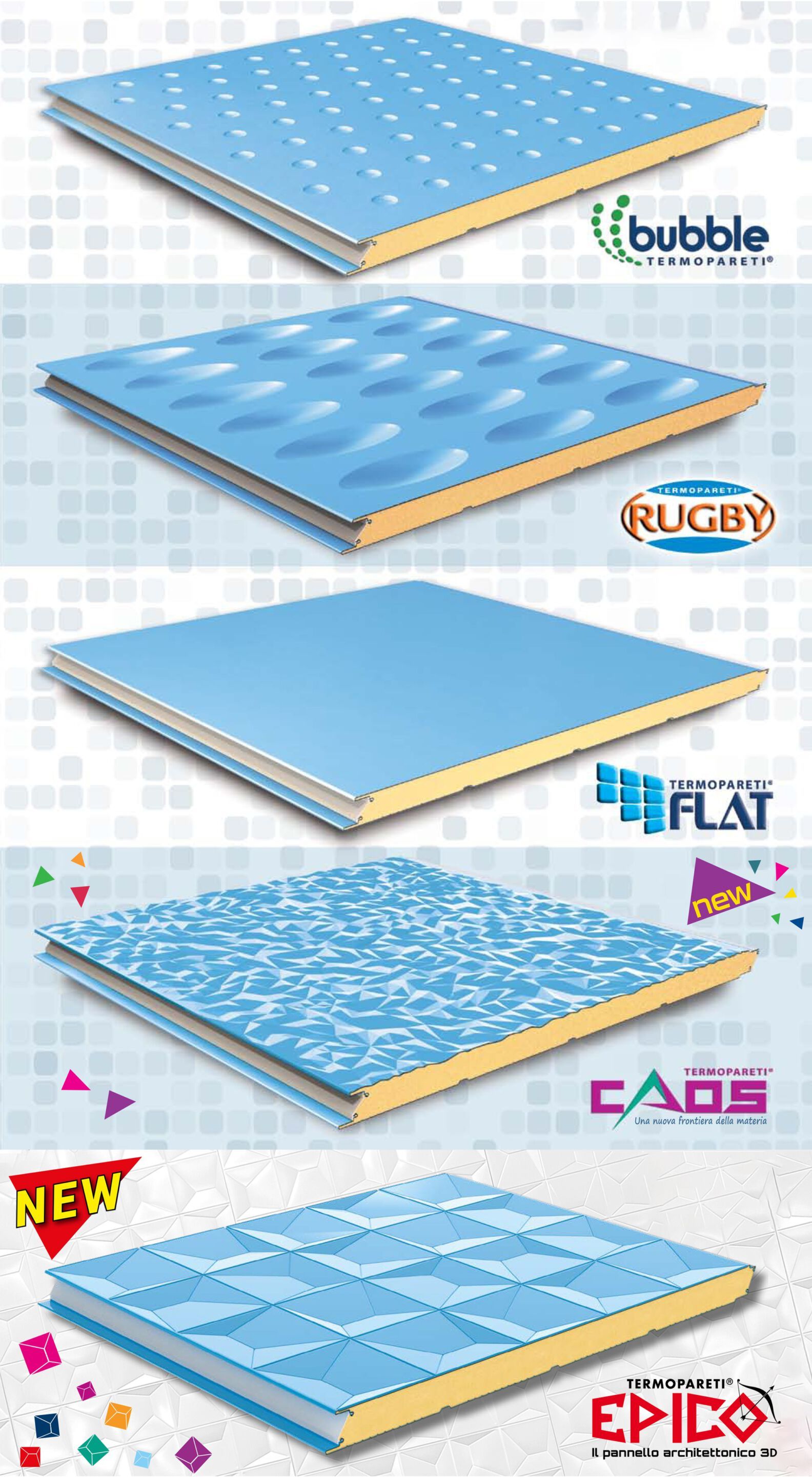 Изолированная металлическая панель для фасада ELCOM SYSTEM ТЕРМОПАРЕТЫ® ARCH-00147678 - Вид №30