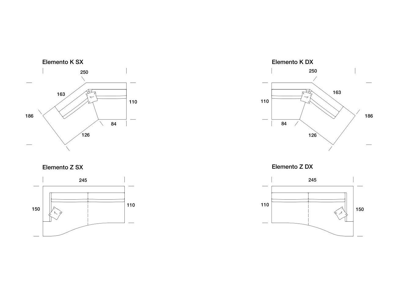Съемный диван Former In Italia My Way ARCH-00146340 - Вид №4