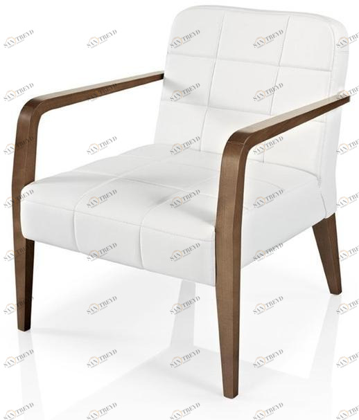 JMS Кожаное кресло с подлокотниками Cibelle M 621pq