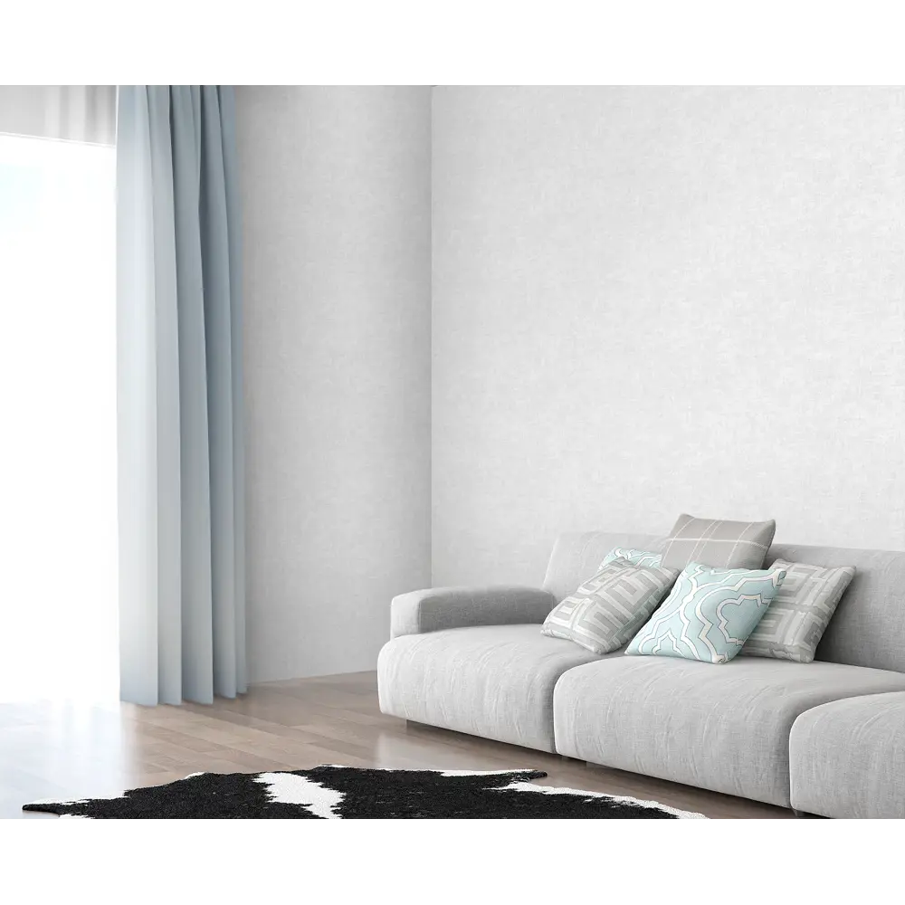 Флизелиновые обои Renowa Etalon светло-серые для стильного интерьера 89372604 STLM-0820941 - Вид №4