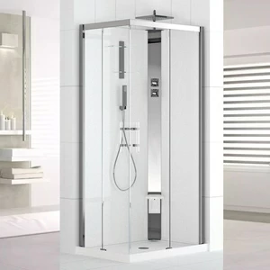 Novellini. Душевая кабина 100x70 A100x70 STANDARD с низким душевым поддоном HOLIDAY CRYSTAL 2